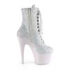 Pleaser - ADORE1020LG Bottes de plateforme, Pole dance chaussures - Chaussures de pole dance - Blanc Product image